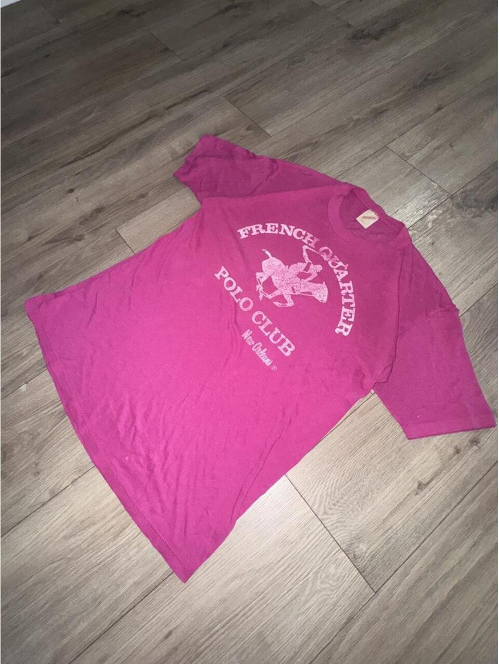 80s polo club tee